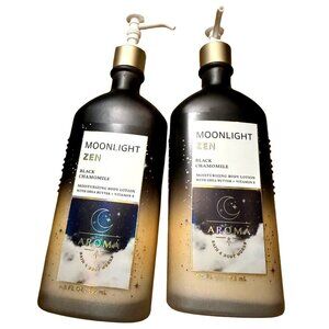 Bath & Body Works Women's Aroma Moonlight Zen Black Chamomile 2pc set NEW